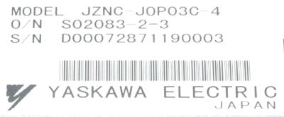 Yaskawa JZNC-JOP03C-4 label image