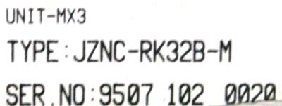 Yaskawa JZNC-RK32B-M label image
