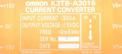 Omron K3TB-A3015 label image