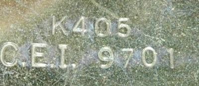 Yaskawa K405 label image