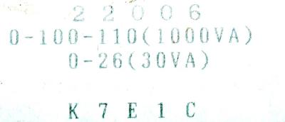 Yaskawa K7E1C label image