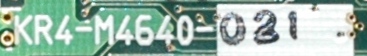 Yamaha KR4-M4640-021 label image