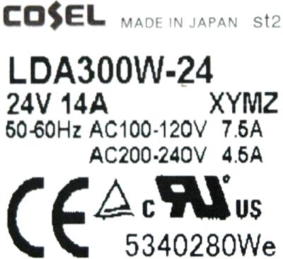 Cosel LDA300W-24 label image