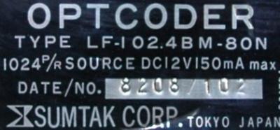 Sumtak LF-102.4BM-80N label image