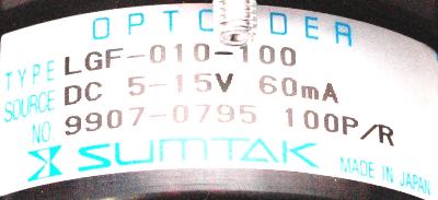 Sumtak LGF-010-100 label image