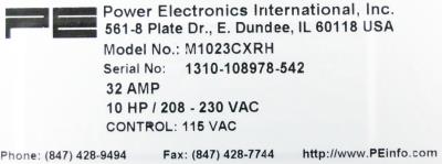 Power Electronics M1023CXRH label image