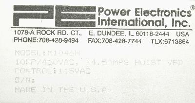 Power Electronics M1046H label image