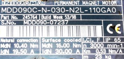 INDRAMAT MDD090C-N-030-N2L-110GA0 label image