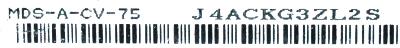 Mitsubishi MDS-A-CV-75 label image