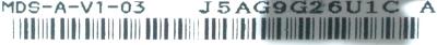Mitsubishi MDS-A-V1-03 label image