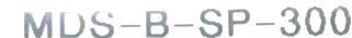 Mitsubishi MDS-B-SP-300 label image