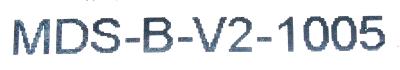 Mitsubishi MDS-B-V2-1005 label image