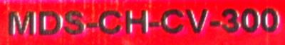 Mitsubishi MDS-CH-CV-300 label image