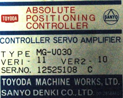 Toyoda MG-U030 label image