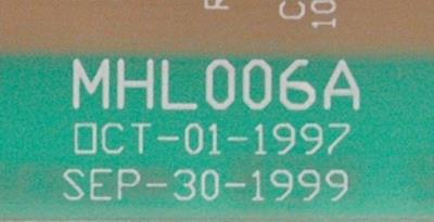 Charmilles Technologies Corporation MHL006A label image