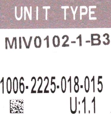 Okuma MIV0102-1-B3 label image