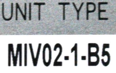 Okuma MIV02-1-B5 label image