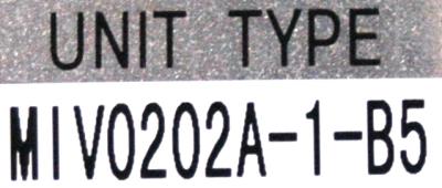 Okuma MIV0202A-1-B5 label image