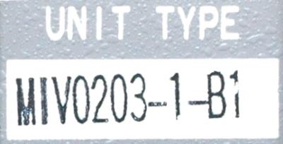 Okuma MIV0203-1-B1 label image