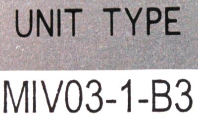 Okuma MIV03-1-B3 label image