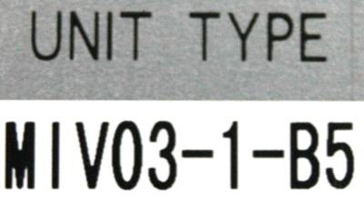 Okuma MIV03-1-B5 label image