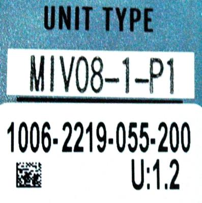 Okuma MIV08-1-P1 label image