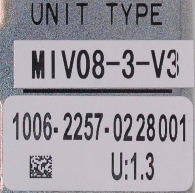 Okuma MIV08-3-V3 label image