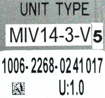 Okuma MIV14-3-V5 label image