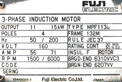 Fuji MPF1136A label image