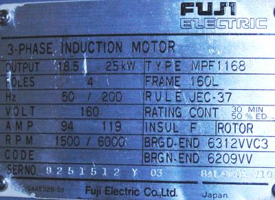 Fuji MPF1168G label image