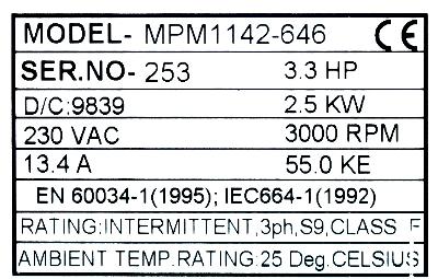 Intek Systems Inc MPM1142-646 label image
