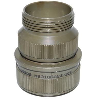 AMP-AMPHENOL MS3106A22-22P back image