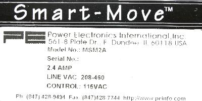 Power Electronics MSM2A label image