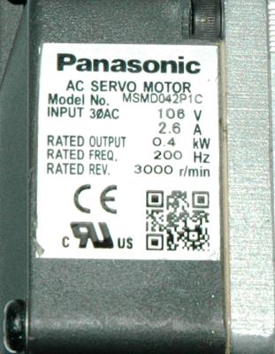 Panasonic MSMD042P1C label image
