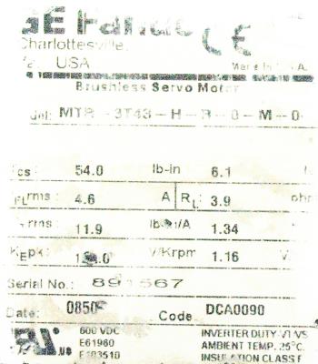 Fanuc MTR-3T43-H-R-0-M-0-A label image
