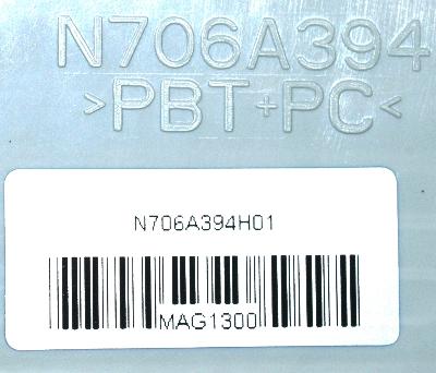 Mitsubishi N706A394 label image