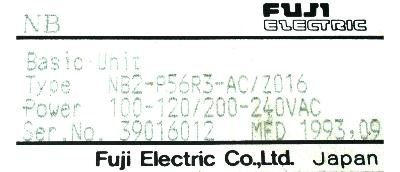 Fuji NB2-P56R3-AC-Z016 label image