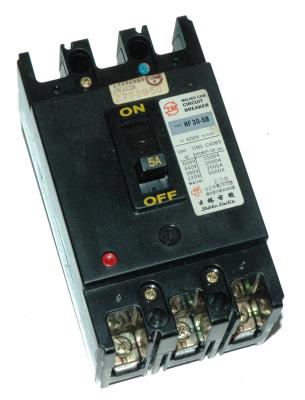 New Refurbished Exchange Repair  Mitsubishi Circuit Breaker NF30-SB-5A-3P Precision Zone