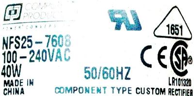 Computer products NFS25-7608 label image