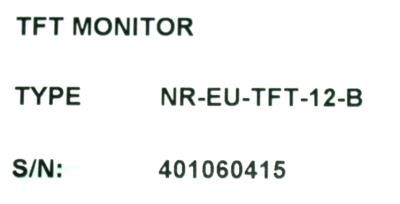 Yaskawa NR-EU-TFT-12-B label image