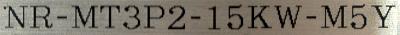 Yaskawa NR-MT3P2-15KW-M5Y label image