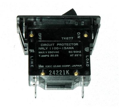 IDEC NRLY1100-15AMA label image