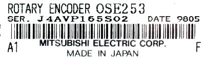 Mitsubishi OSE253 label image
