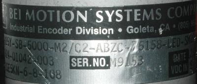 BEI ELECTRONICS OSE5KN-6-8-108 label image