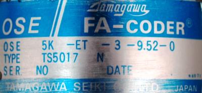 Mitsubishi OSE5KN-ET1-3-9.52-0 label image