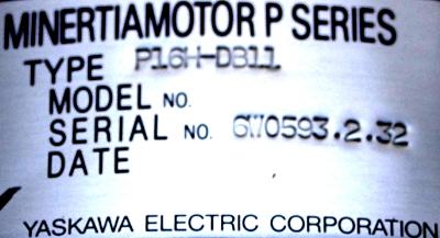 Yaskawa P16H-DB11 label image