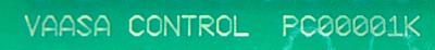 VAASA PC00001K label image