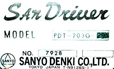 Sanyo Denki PDT-203G-29N label image