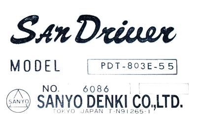 Sanyo Denki PDT-803E-55 label image