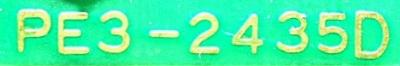 Yaskawa PE3-2435D label image